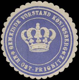 Gemeinde Vorstand Königsberg Kreis Ost-Prignitz