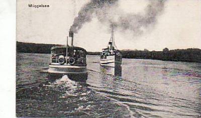 Berlin Müggelsee Dampfer ca 1920
