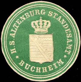 Herzoglich Sächsisches Altenburger Standesamt Buchheim