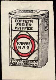 Coffein freier Kaffee HAG