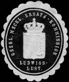Grossherzoglich Mecklenburgische Ersatz - Kommission - Ludwigslust