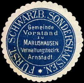 Fürstlich Schwarzburg Sondershausen - Gemeinde Vorstand zu Marlishausen