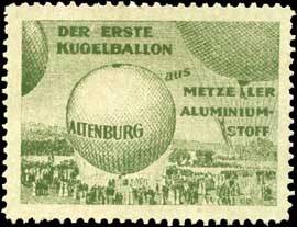 Der erste Kugelballon Altenburg