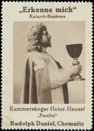 Kammersänger Heinrich Hensel in Parsifal (Richard Wagner)
