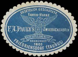 F.A. Paulys Zwiebackfabrik