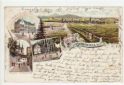 Osterwieck im Harz Litho von 1899