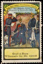König Wilhelm, Moltke und Bismarck