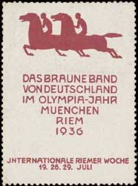 Das Braune Band von Deutschland - Pferdesport