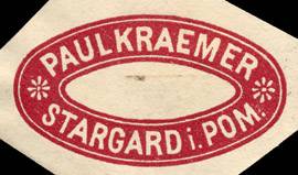 Paul Kraemer - Stargard in Pommern