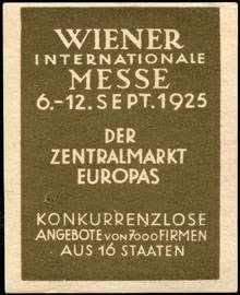 Wiener Internationale Messe 1925