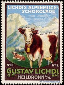 Lichdis Alpenmilch - Schokolade