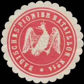 Badisches Pionier Bataillon No. 14