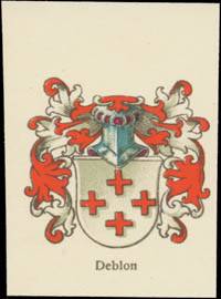 Deblon Wappen