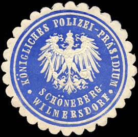 Königliches Polizei - Präsidium Schöneberg - Wilmersdorf