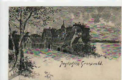 Berlin Grunewald Jagdschloss Küstler Carl Jander 1906