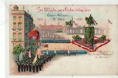 Berlin Mitte Kaiser Geburtstag 1897