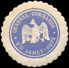 General - Commando 2tes Armee - Corps