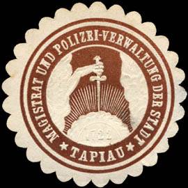 Magistrat und Polizei - Verwaltung der Stadt - Tapiau