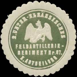 2. Unter-Elsässisches Feldartillerie-Regiment Nr. 87, I. Abteilung