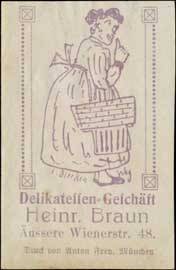 Delikatessen-Geschäft Heinrich Braun