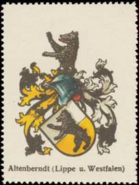 Altenberndt (Lippe, Westfalen) Wappen
