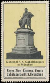 Denkmal Franz Xaver Gabelsberger in München