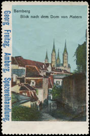 Bamberg: Blick nach dem Dom von Matern