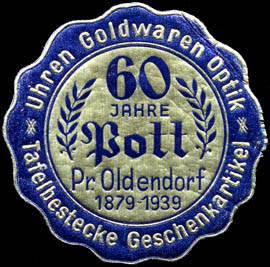 60 Jahre Pott Uhren, Goldwaren, Optik