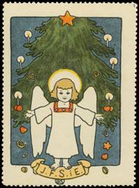 Engel unterm Weihnachtsbaum