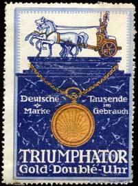 Triumphator Gold-Double-Uhr