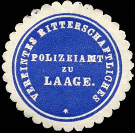 Vereintes Ritterschaftliches Polizeiamt zu Laage