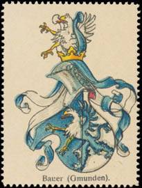 Bauer (Gmunden) Wappen
