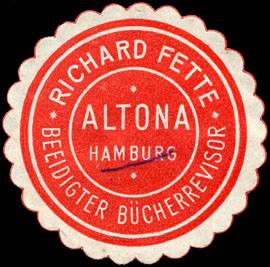 Richard Fette - Beeidigter Bücherrevisor - Altona - Hamburg