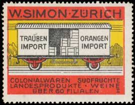 Trauben-Orangen Import