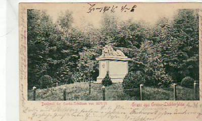 Berlin Lichterfelde Denkmal Garde-Schützen 1902