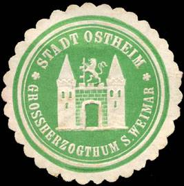 Stadt Ostheim - Grossherzogthum Sächsisch Weimar