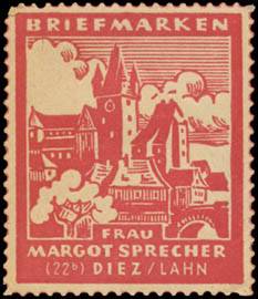 Briefmarken Frau Margot Sprecher