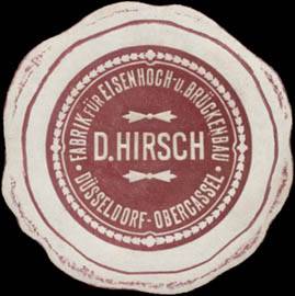 Fabrik für Eisenhoch- und Brückenbau D. Hirsch