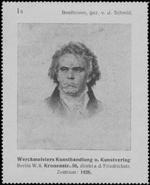 Ludwig van Beethoven von J. Schmid