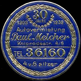 30 Jahre Autovermietung Paul Melcher