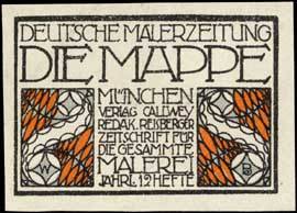 Deutsche Malerzeitung die Mappe