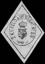 2. Königlich Sächsisches Feld - Artillerie Regiment No. 28