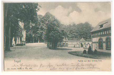 Berlin Tegel im Schloss Park 1904