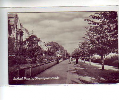 Ostseebad Bansin Usedom Promenade 1957