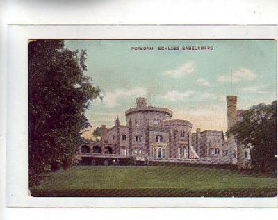 Potsdam Babelsberg Schloss 1912