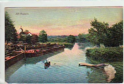 Alt-Ruppin Frachtschiffe ca 1915