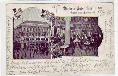 Berlin Mitte Victoria Cafe 1899