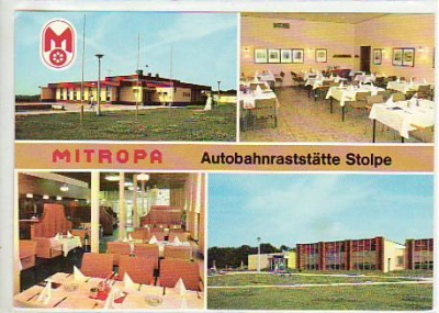 Stolpe Autobahnraststätte Mitropa ca 1980