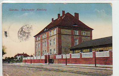 Berlin Spandau Kaserne Scheinwerfer Abteilung 1915