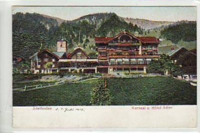Adelboden Präge AK mit Relief 1910 Schweiz